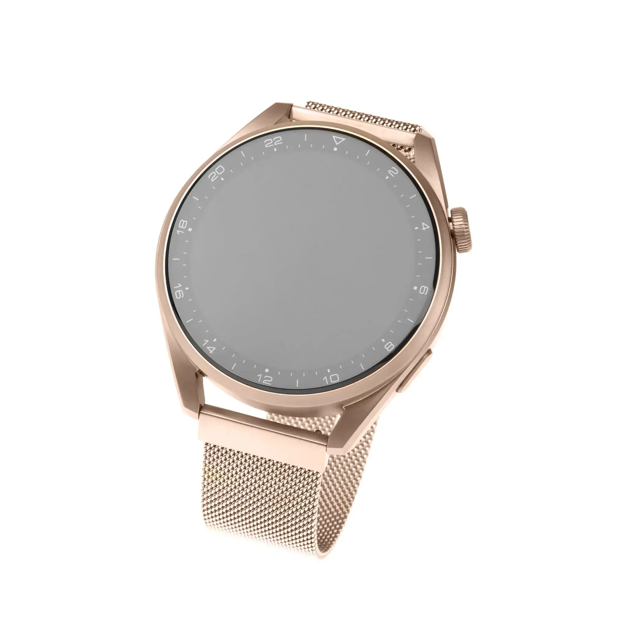 Fixed | Mesh Strap with Quick Release 20mm for Smartwatch | Rose gold