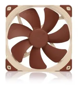 Noctua NOC-NF-A14-FLX computer cooling component Computer case Fan 14 cm Beige, Brown