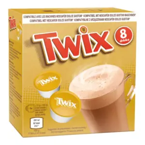 Kakavos kapsulės TWIX, 8 x 15g