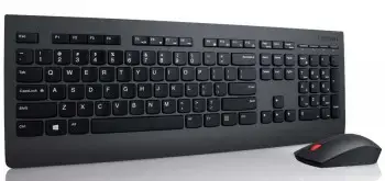 Lenovo 4X30H56824, pilno dydžio (100%), belaidis, RF belaidis, QWERTY, juodas, pelė pridedama