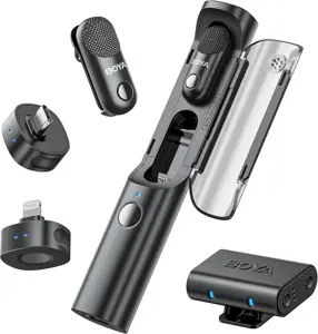 Boya wireless microphone Magic-02 USB-C/Lightning/3.5mm