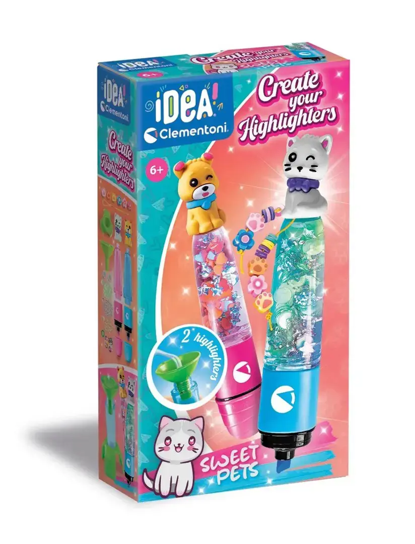 Clementoni Set – Mini Marker Factory: Cute Pets