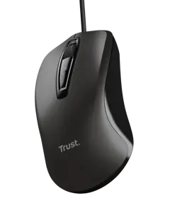 "Trust" 24657, Ambidextrous, optinis, USB Type-A, 1200 DPI, juodas