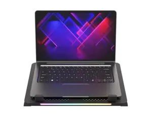 NATEC Genesis nešiojamojo kompiuterio aušinimo kilimėlis Oxid 450 RGB 15,6 colių