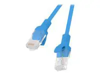 LANBERG PCU6-10CC-0050-B Lanberg Patchcord RJ45 kat. 6 UTP 0,5 m mėlynos spalvos