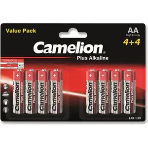 Camelion AA/LR6, Plus Alkaline, 8 vnt.