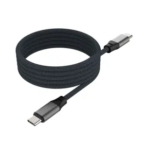 Fixed | Magnetic Braided Cable USB-C/USB-C, USB 2.0, Gray | FIXDBM-CC12-GR