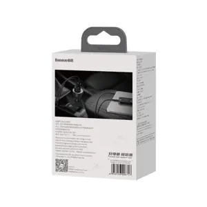 Baseus Superme Car charger, USB, USB-C, 100W (black)