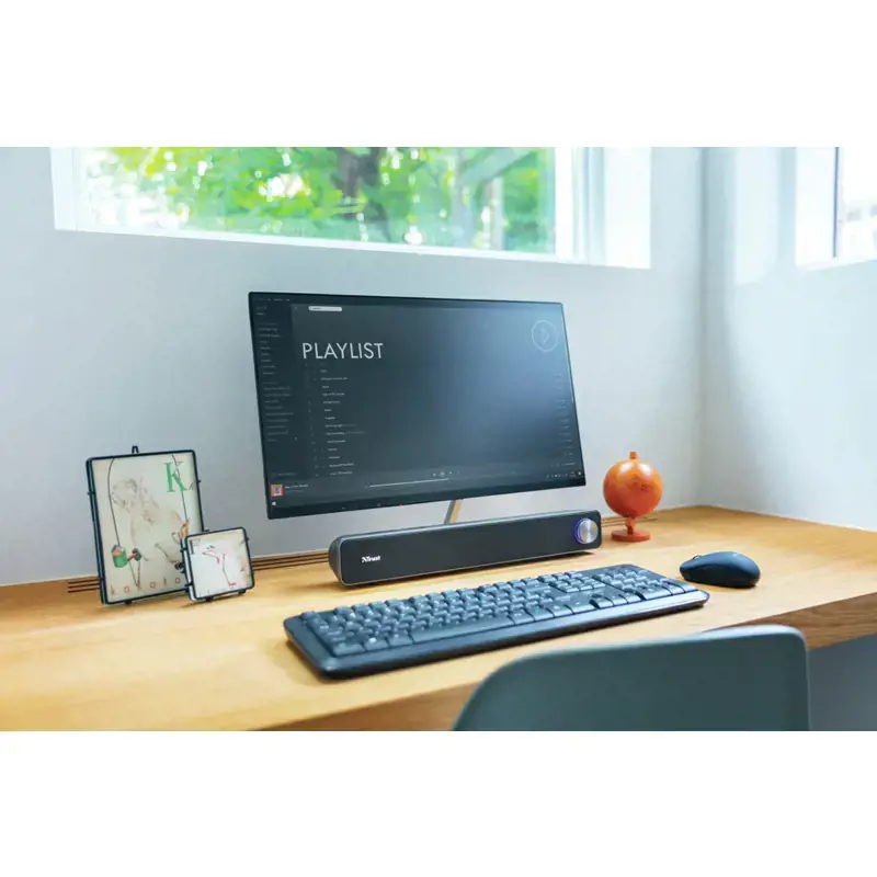 "Trust Arys", 2.0 kanalai, 6 W, 12 W, 6 W, 6 W, 4 Ω, juoda