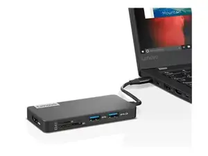 Lenovo GX90T77924, USB 3.2 Gen 1 (3.1 Gen 1) Type-C, Pilka, MicroSD (TransFlash), SD, HDMI, USB 2.0, USB 3.2 Gen 1 (3.1 Gen 1) Type-A, USB 3.2 Gen 1 (3.1 Gen 1) Type-C, CB, FCC, ICES, CE, RCM, VCCI, BSMI, Ukraina, EAC, KC, USB