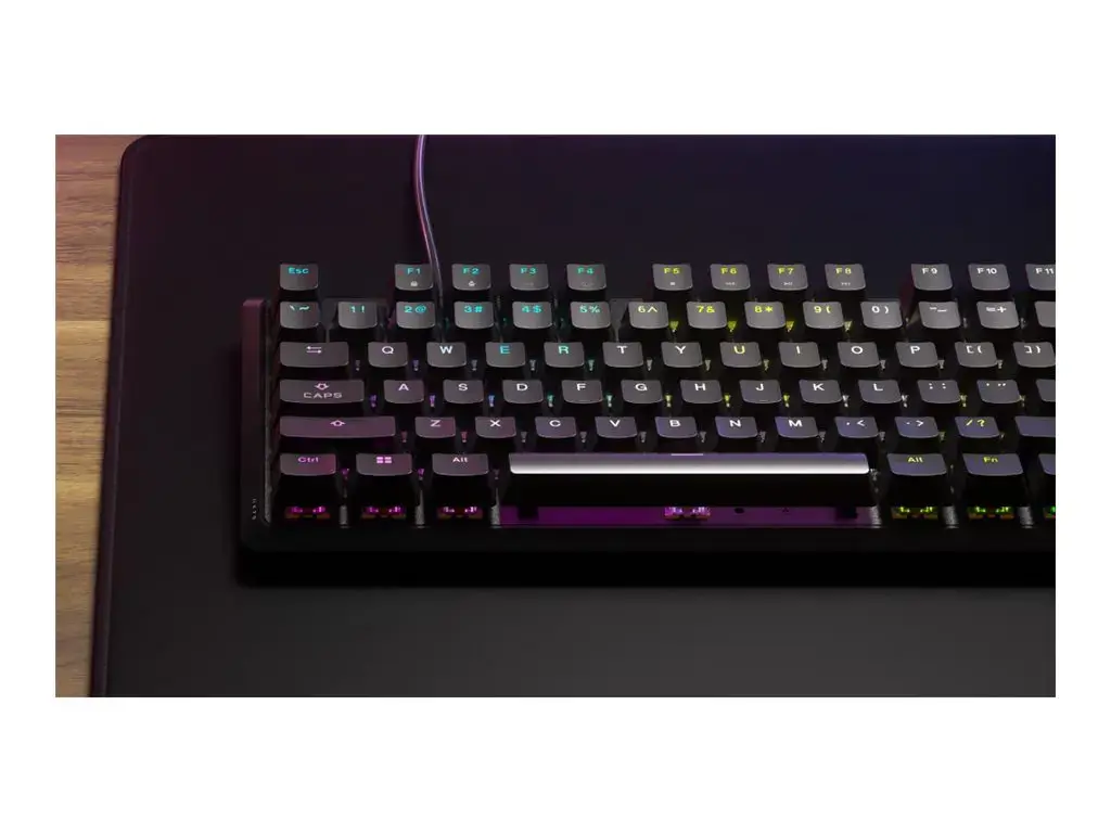 CORSAIR K70 CORE RGB mechaninė žaidimų klaviatūra, NA išdėstymas, laidinė, juoda Corsair