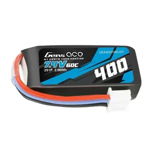 Gens Ace 400mAh 7.4V 60C 2S1P JST baterija