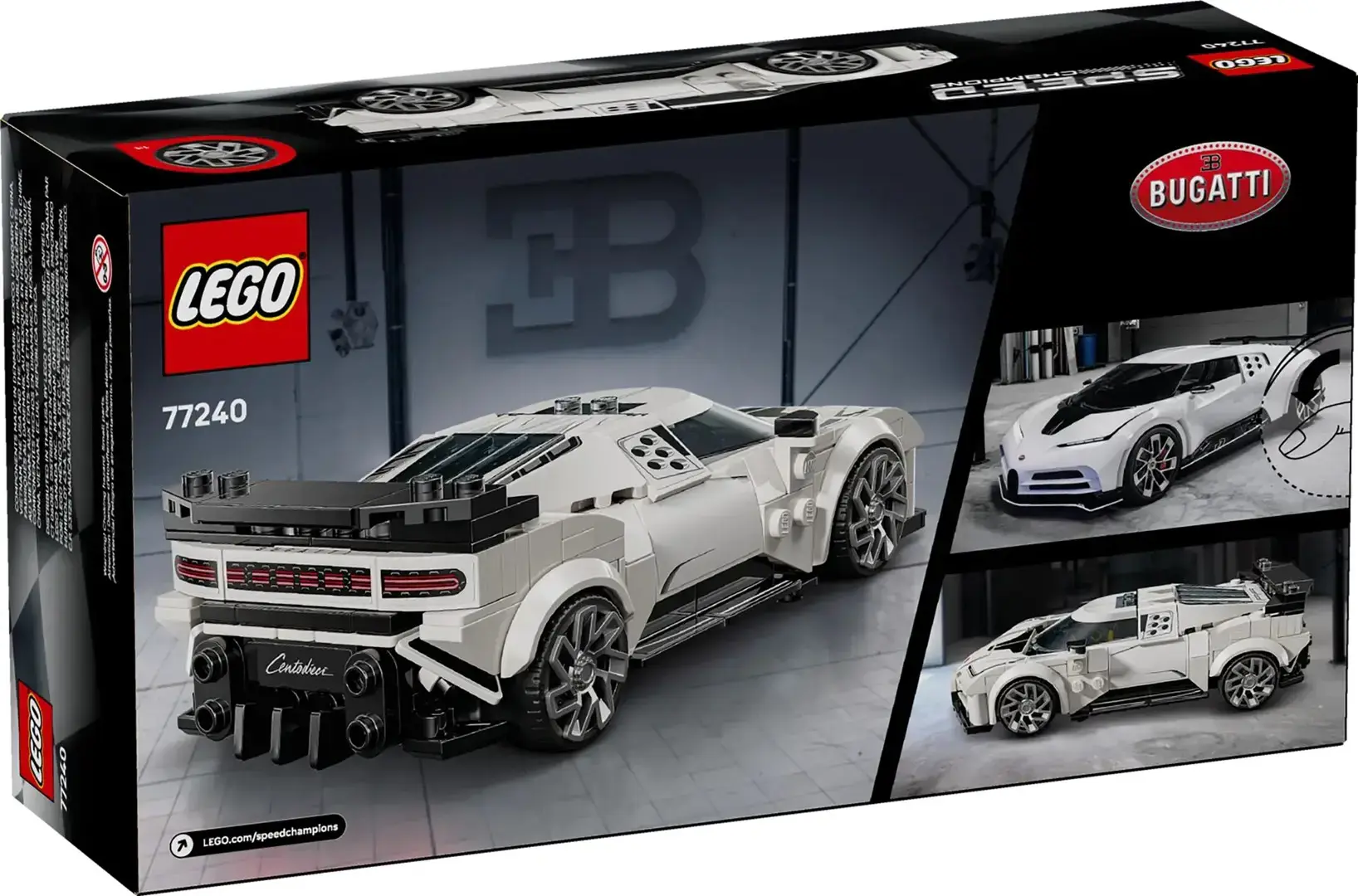 LEGO SPEED CHAMPIONS 77240 Bugatti Centodieci Hyper Sports Car