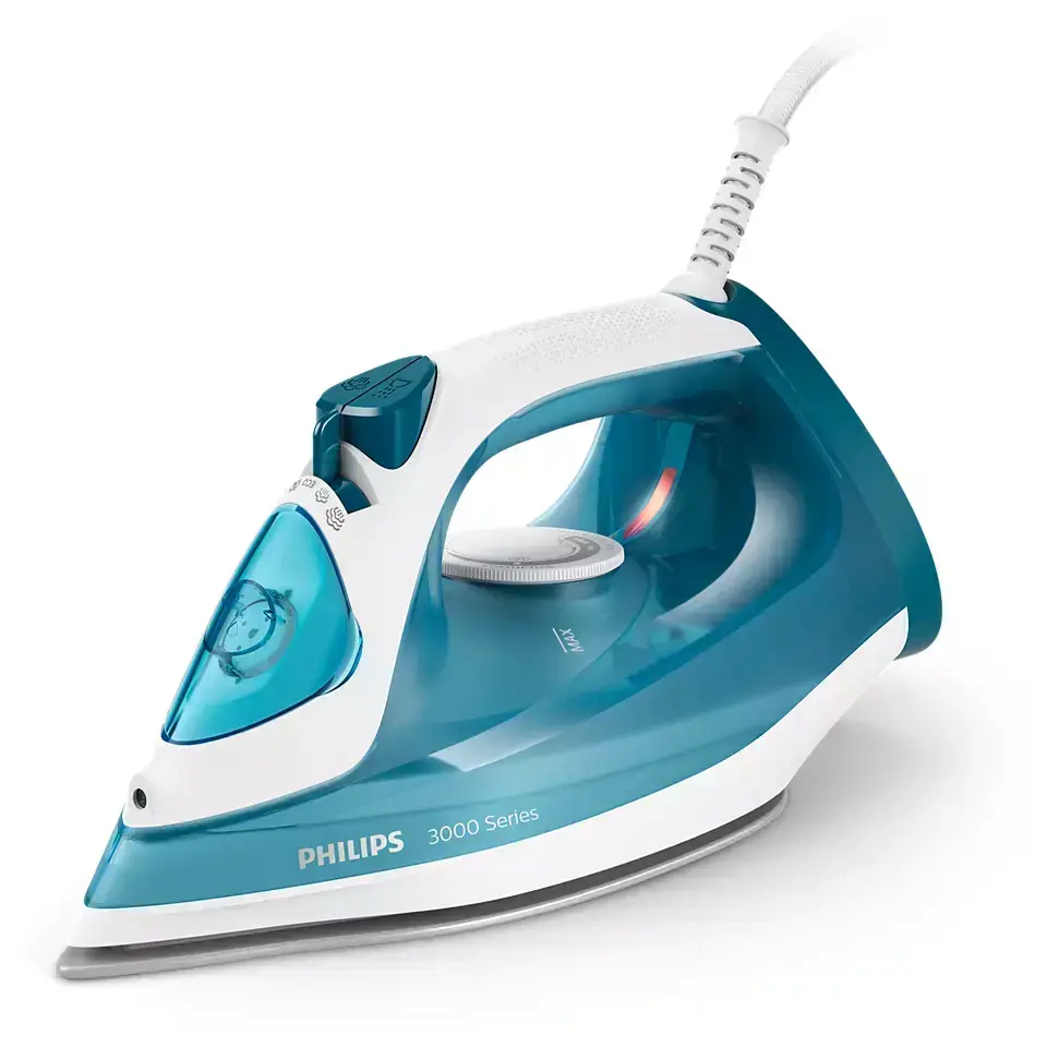 "Philips" 3000 serijos DST3011/20, Garinis lygintuvas, Keraminis padas, 1,9 m, 140 g/min, mėlynas, 30 g/min