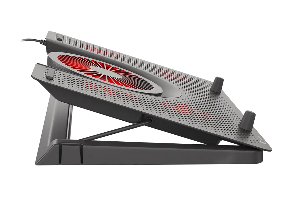 NATEC NHG-1411 "Genesis" nešiojamųjų kompiuterių aušinimo padas OXID 15,6-17,3, 5 ventiliatoriai, LED lemputė, USB