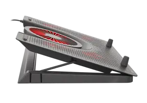 NATEC NHG-1411 "Genesis" nešiojamųjų kompiuterių aušinimo padas OXID 15,6-17,3, 5 ventiliatoriai, LED lemputė, USB