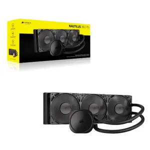 Corsair Nautilus 360 RS Motherboard All-in-one liquid cooler Black