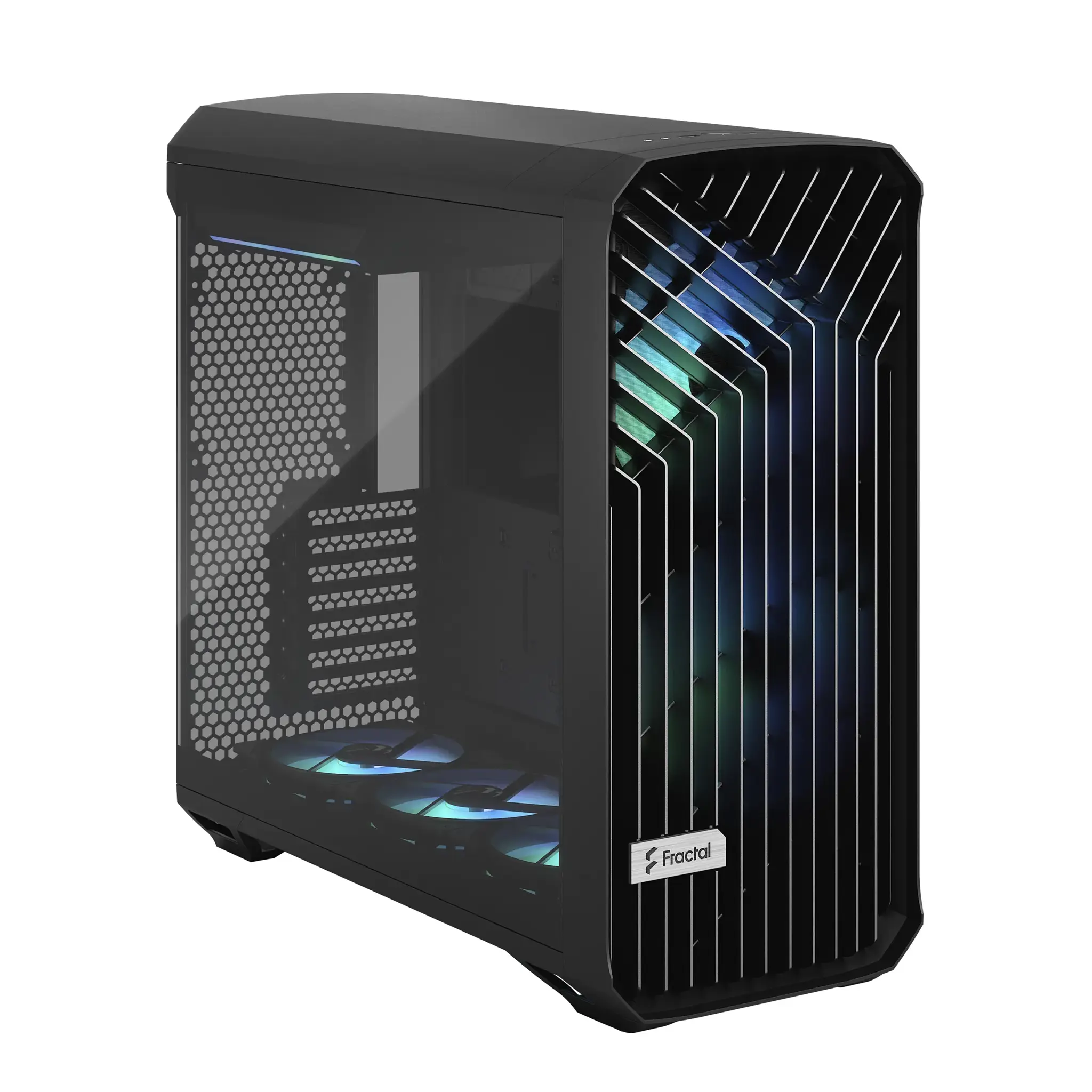 FRACTAL DESIGN "Torrent Compact RGB Black TG Light Tint
