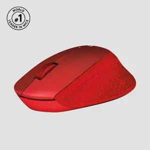 LOGITECH M330 Silent Plus Red - 2,4 GHz - EMEA