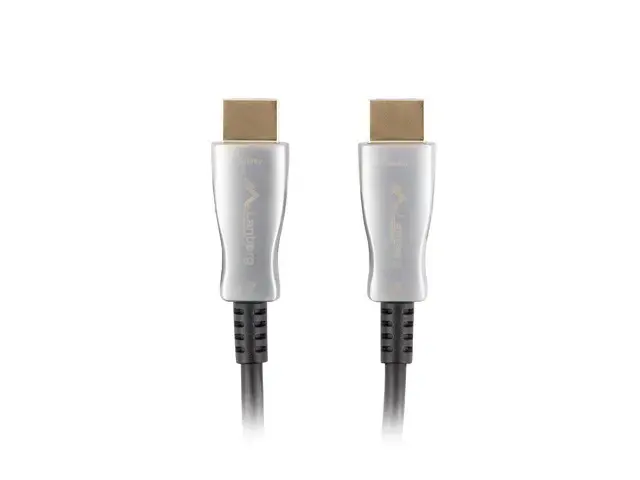 LANBERG HDMI v2.0 M/M kabelis 100 m optinis AOC juodas