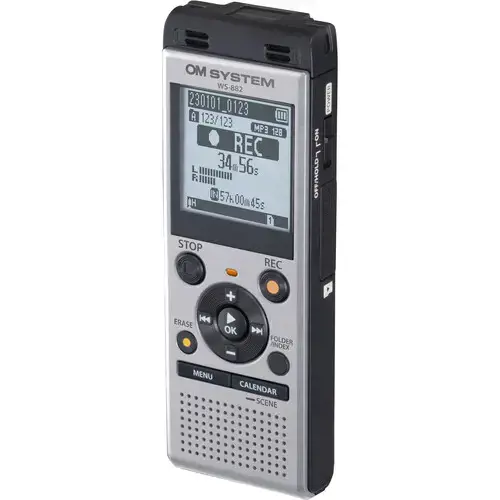 Olympus WS-882 Digital Voice Recorder, Silver