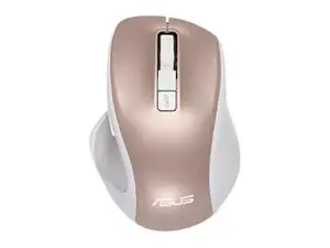 ASUS MW202C, dešinioji ranka, IR LED, RF belaidis ryšys, 4000 DPI, rožinis auksas
