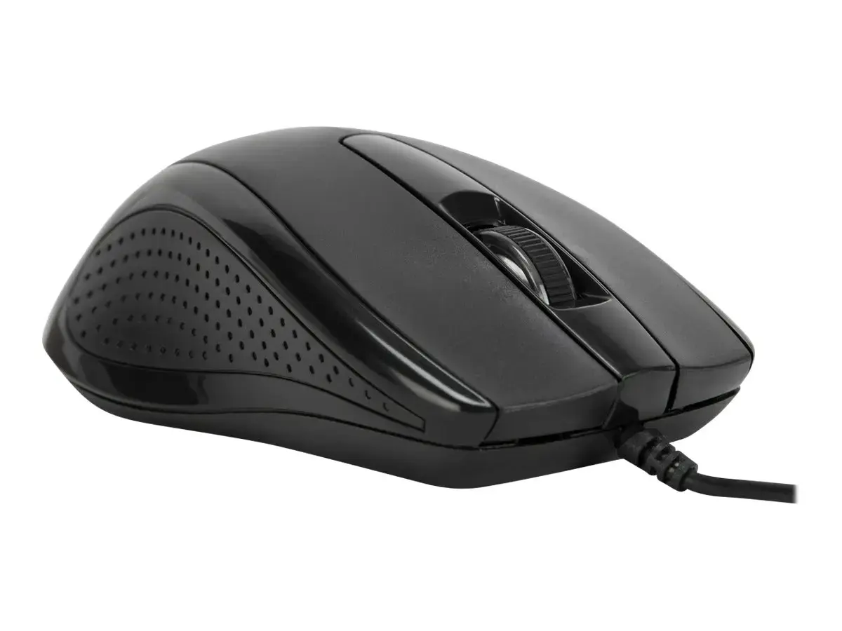 Targus Full-Size Optical Antimicrobial Wired Mouse | Targus Mouse | Full-Size Optical Antimicrobial | Wired | Black