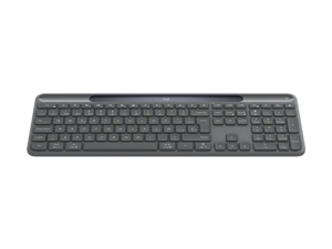 Logitech Signature Slim Solar+ K980 for Business Belaidė klaviatūra, RF+Bluetooth, US Int, Graphite