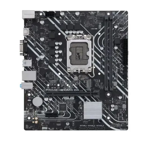 ASUS PRIME H610M-K D4, "Intel", LGA 1700, "Intel® Celeron®", "Intel® Core™ i3", "Intel® Core™ i3", "Intel® Core™ i5", "Intel® Core™ i7", "Intel® Core™ i9",..., DDR4-SDRAM, 64 GB, DIMM