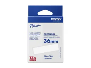 BROTHER TZECL6 36MM TAPE CASSETTE(HEAD CLEANING)