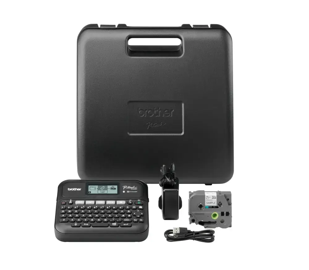 BROTHER PT-D460BT ETIKEČIŲ SPAUSDINTUVAS, SKIRTAS KOMPIUTERIUI, SU "BLUETOOTH