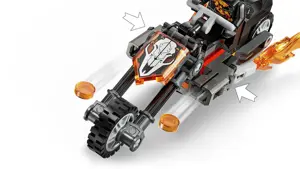 LEGO MARVEL 76335 Spider-Man vs. Ghost Rider Motorcycle