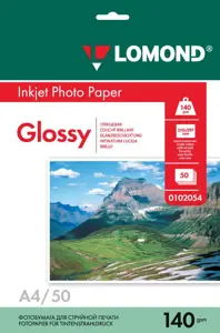 Blizgus Fotopopierius Lomond, A4, 140 g/m², 50 psl.