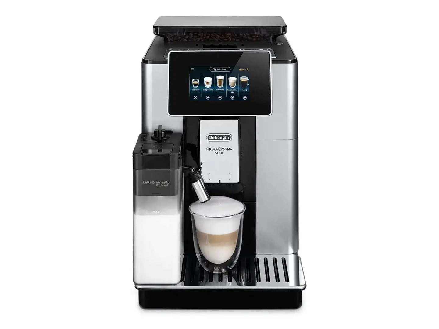 Kavos aparatas DeLonghi ECAM 610.55.SB, 2,2 litrai, 1450 W, Juoda, Automatinis