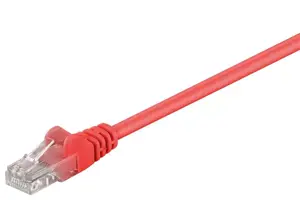 "Goobay" 95561 CAT 5e jungiamasis kabelis, U/UTP, raudonas, 1,5 m