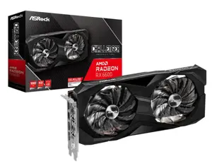 Vaizdo plokštė ASROCK Radeon RX 6600 8 GB, GDDR6, 128 bitai, RX6600 CLD 8G