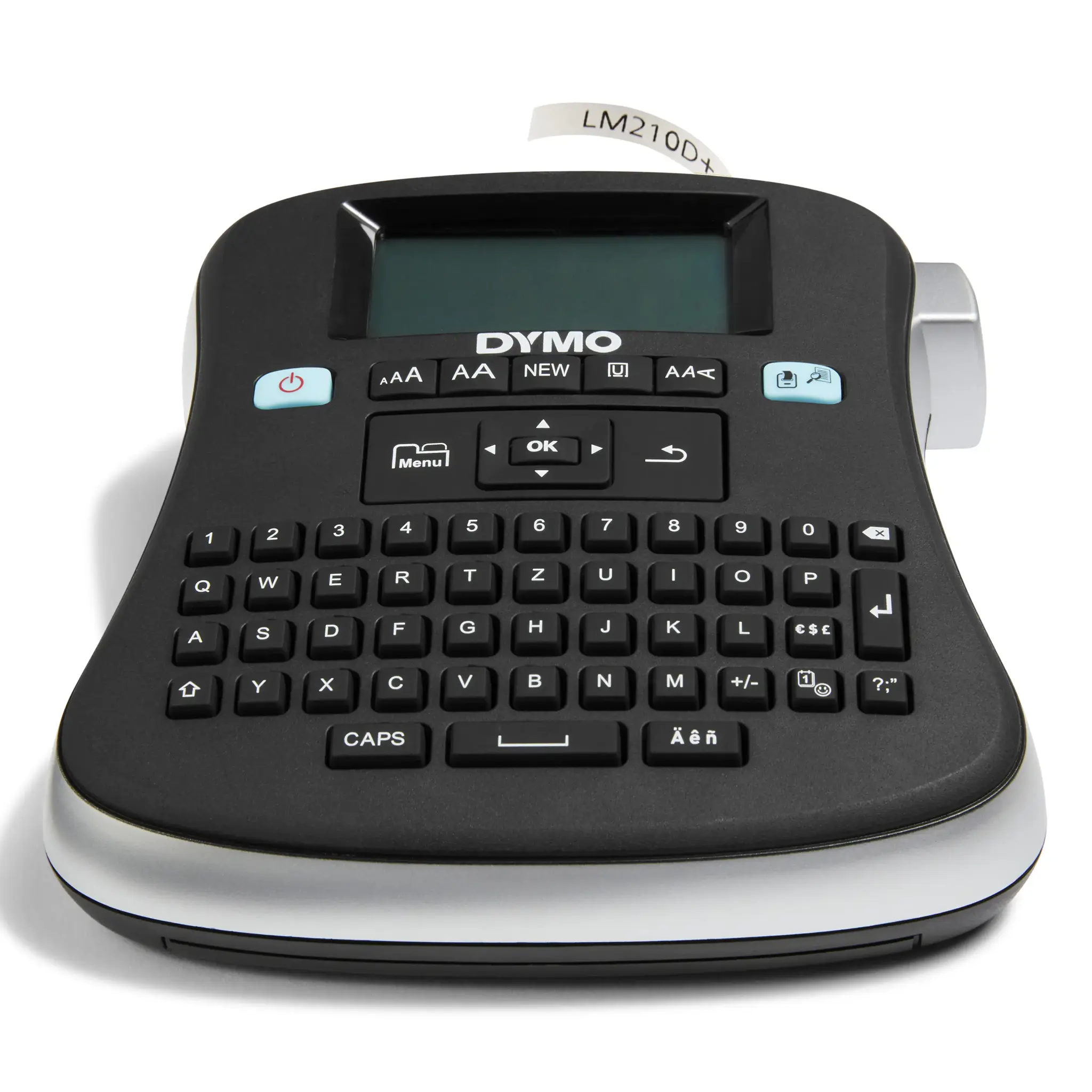 DYMO LabelManager ® ™ 210D - QWZ, QWERTZ, D1, Thermal transfer, 180 x 180 DPI, 12 mm/sec, Black, Silver