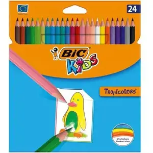 Bic Spalvoti pieštukai Tropicolors 24 spalvų rinkinys, 022510