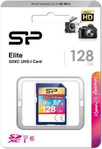 "Silicon Power" SP128GBSDXAU1V10, 128 GB, SDXC, mėlyna