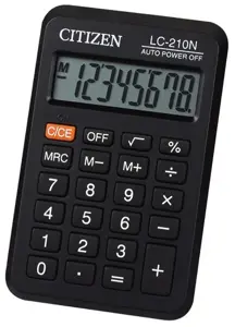 Skaičiuotuvas kišeninis CITIZEN LC-210NR