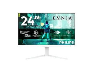 Philips Evnia 24M2N3201P/00 | 24 " | Fast IPS | FHD | 16:9 | 260 Hz | 1 ms | 1920 x 1080 pixels | 300 cd/m² | HDMI ports quantity 1 | White
