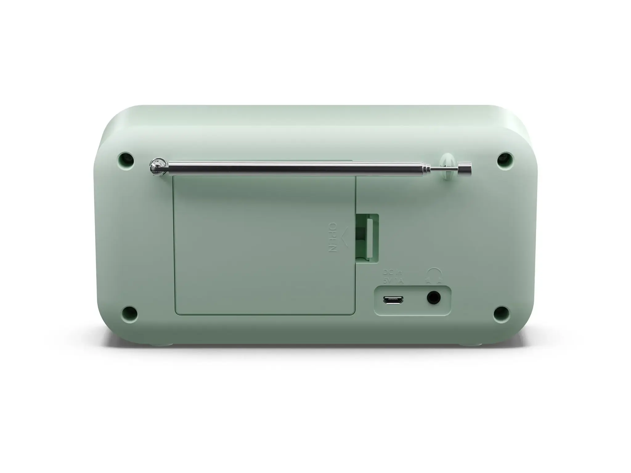 Sharp DR-P420(GN) Tokyo Portable Digital Radio, FM/DAB/DAB+, Bluetooth 5.0, USB or Battery Powered, Aquamarine Green | Sharp