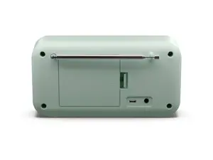 Sharp DR-P420(GN) Tokyo Portable Digital Radio, FM/DAB/DAB+, Bluetooth 5.0, USB or Battery Powered, Aquamarine Green | Sharp