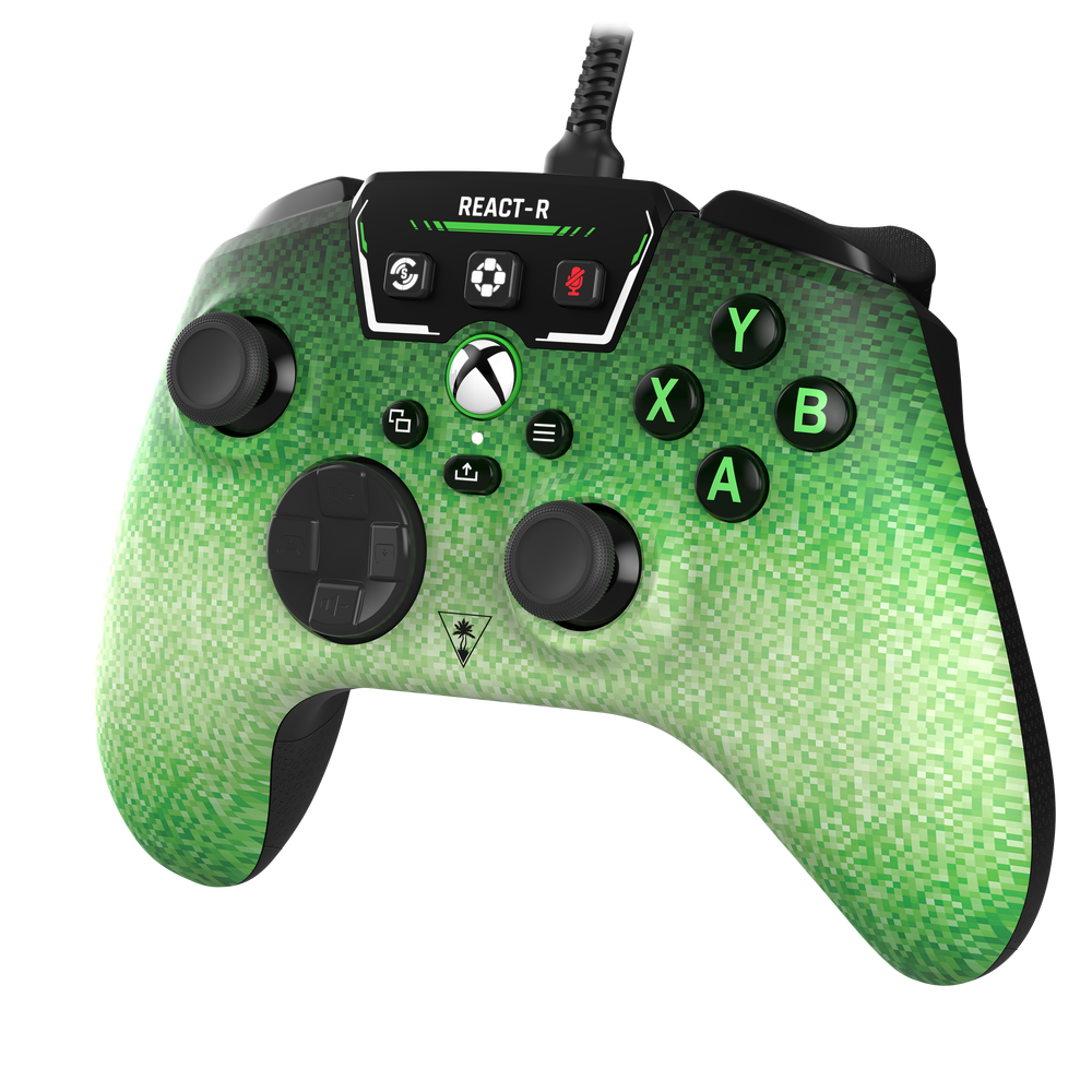 Turtle Beach React-R, Gamepad, PC, Xbox One, Xbox Series S, Xbox Series X, D-pad, Menu button, Share button, View button, Analogue / Digital, Wired, USB