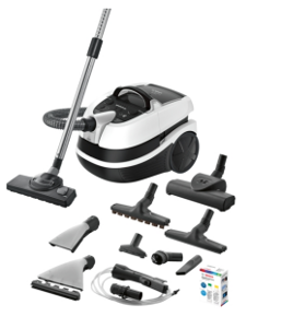 "Bosch Serie 4" BWD421PRO, 2100 W, būgninis dulkių siurblys, sausas ir drėgnas, be maišelio, 5 l, H…