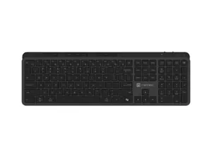 Natec Keyboard, Medusa, US Layout, X- Scissors Slim, Wireless, Black | Natec