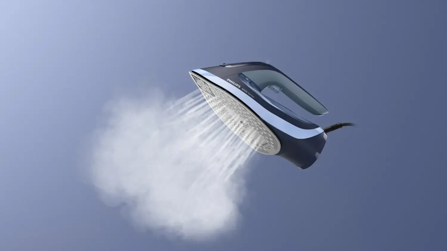 Philips 6000 series DST6120/20 iron Steam iron SteamGlide Plus soleplate 2600 W Blue