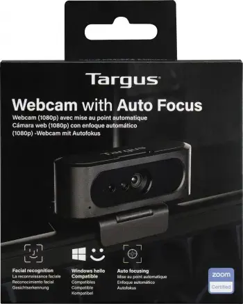 TARGUS® 2K WEBCAM WITH AUTO FOCUS
