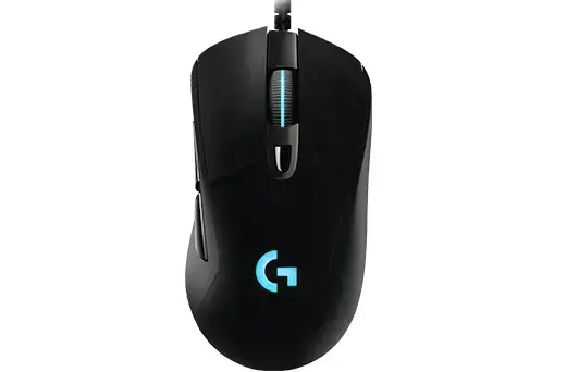LOGITECH G403 HERO LIGHTSYNC laidinė žaidimų pelė - BLACK - USB - EER2