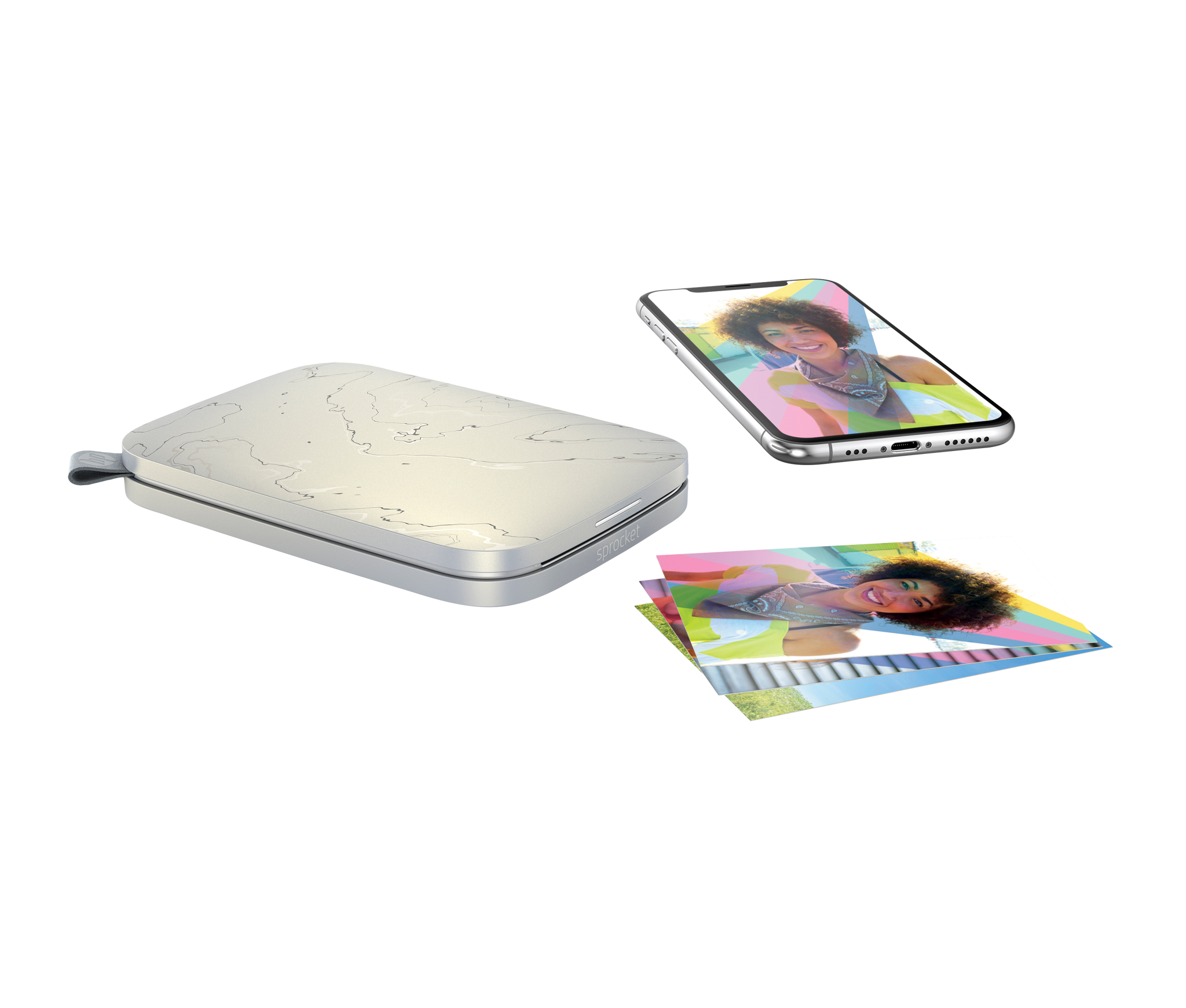 "HP Sprocket Select" nuotraukų spausdintuvas, spausdinimas, ZINK (nulinis rašalas), 321 x 600 DPI, spausdinimas be ribų, "Bluetooth", tiesioginis spausdinimas, šampanas
